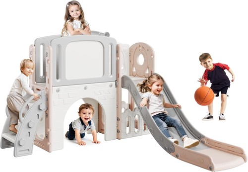 Kids slide large castle - large,