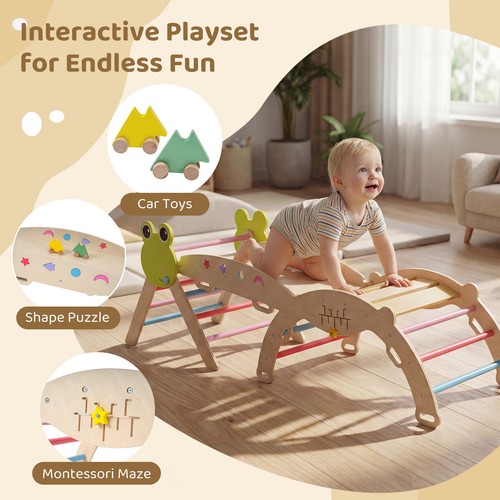 Toddler frog climbing set - toddler, with