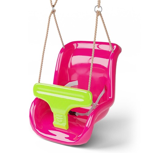 Pink swing seat - with, harness